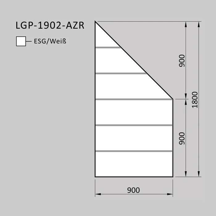 Zeichnung Linea als Abschluss rechts
